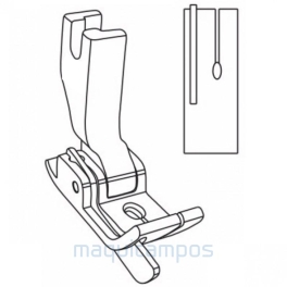  SP-18L 1/4<br>Compensating Left Guide Foot<br>Lockstitch (Thick Fabrics)
